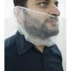 Cubre Barba Descartable Completo PP Blanca Largo 18" (45 cm)