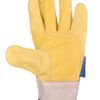 Guante Americano Combinado Puño Corto Tejido, Cadenero, Talle 10