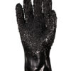 Guante PVC negro granulado largo total 30 cm