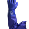 Guante PVC Azul Baño Completo 70 cm, Talle 10/XL
