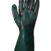 Guante PVC verde granitado largo total 35 cm