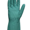 Gte. de Acrilo Nitrilo Verde Flocado Largo Total 33 cm. Espesor 0.4 mm. Talle 7