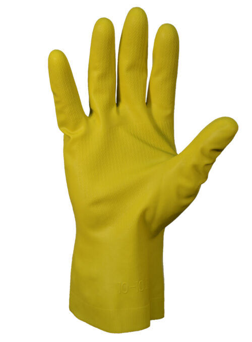 Guante Látex Para Uso Domésti Flocado Eco. Talle M (en Bolsa por 12 pares)