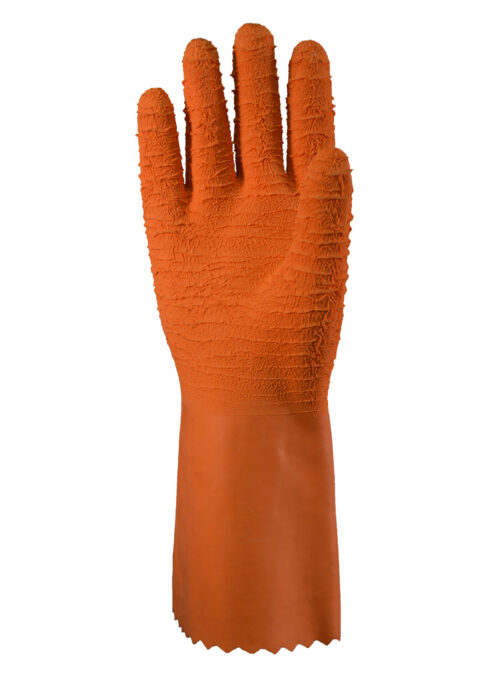 Guante Soporte Algodón Jersey Bañado Completo Látex Rugoso Pesado Talle 10