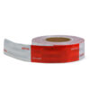 Cinta Reflectiva Vehicular Roja/Blanca Mercosur, Rollo de 5 cm x 45.7 m