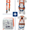 KIT COMPUESTO POR ARNES DPA00002, COLA DE AMARRE ANTICAIDAS DPA000101 Y BOLSO PARA TRANSPORTE