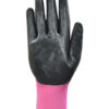 Guante Sin Costura Rosa Talle 8 Recubierto en Nitrilo Espumado