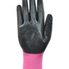 Guante Sin Costura Rosa Talle 9 Recubierto en Nitrilo Espumado