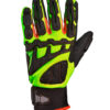 Guante Tejido Talle 11 Sintético Tricolor Combinado, Refuerzo TPR Antishock