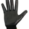 Guante Tejido, Talle 8 Sin Costura Negro Recubierto en Nitrilo Negro Espumado