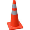 Cono 100% PVC Premium 470 mm con Memoria y 1 Banda Reflectiva 8 cm 0.9kg