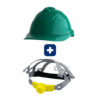 Casco Completo - Carcasa Clase B Color Verde + FastTrack