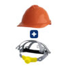 Casco Completo - Carcasa Clase B Color Naranja + FastTrack