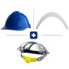 Casco Completo - Carcasa Clase B Color Azul + FastTrack + Reflectivo