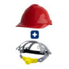 Casco Completo - Carcasa Clase B Color Rojo + FastTrack