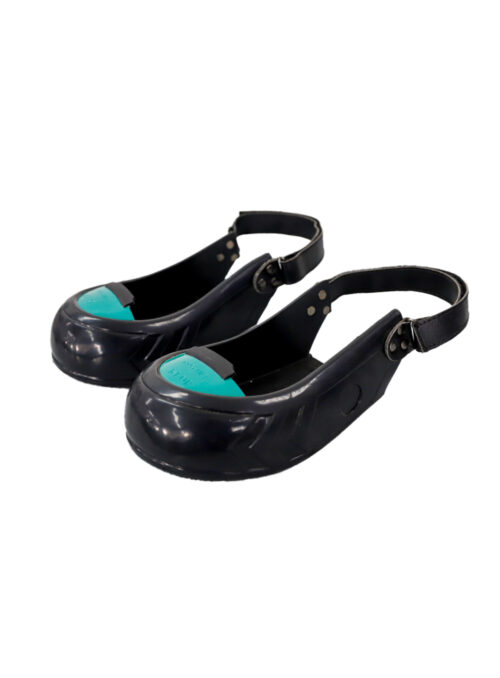 Cubre calzado de seguridad para visita, talle XL (44-48), con puntera de aluminio y suela de caucho antideslizante