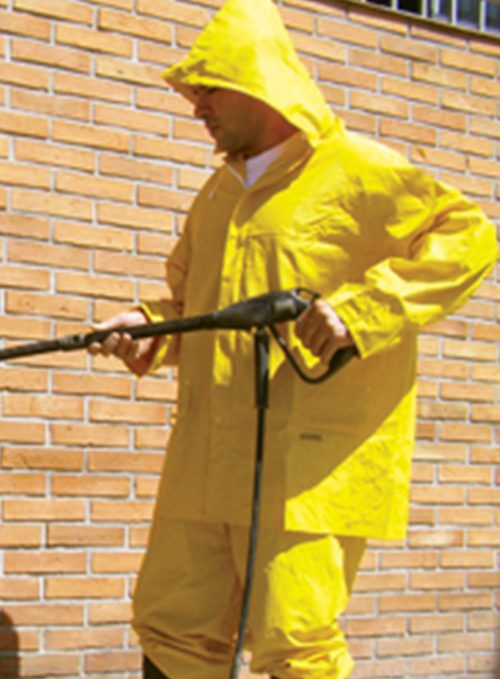 Trajes de lluvia Jardinero Amarillo-Talle 2XL (5)