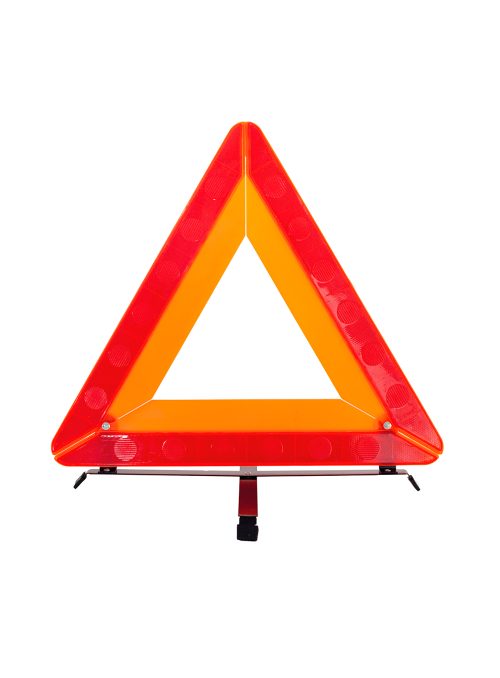 Baliza Triangular Reflectante Para Emergencia