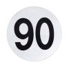 Círculo Reflectivo "Velocidad Máxima 90"