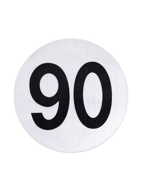 Círculo Reflectivo "Velocidad Máxima 90"