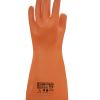 Guante Dielectrico de Latex Clase 00 Talle 9 Naranja Tensión máx de uso CA 500V Tensión de prueba CA 2500V Lgo 36cm AZC