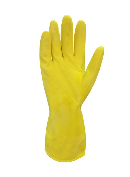 Guante Látex Para Uso Doméstico Flocado Talle L