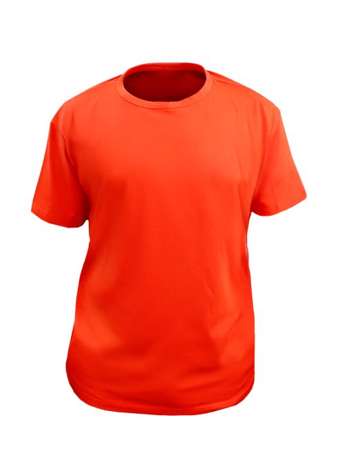 Remera Poliester Modal Naranja Fluo Premium Talle XL Proteccion Ultra Violeta UPF50+ "EN13758-1"