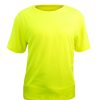 Remera Poliester Modal Amarilla Fluo Premium Talle XL Proteccion Ultra Violeta UPF50+ "EN13758-1"