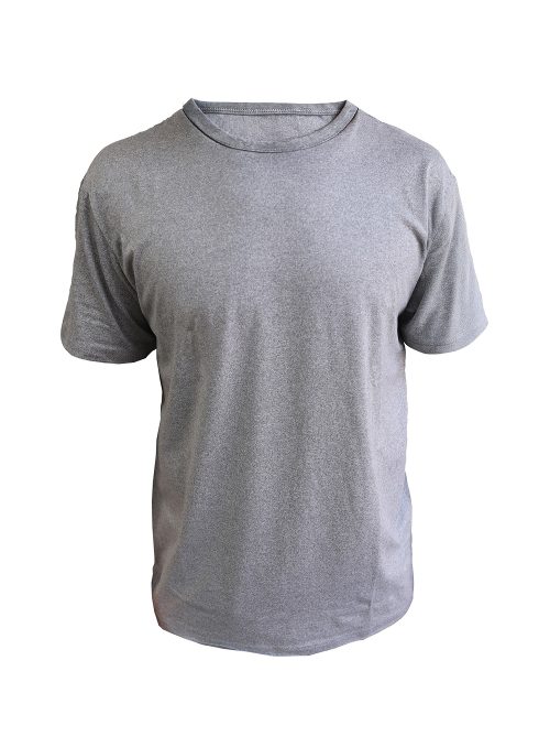 Remera Poliester Modal Gris Premium Talle L