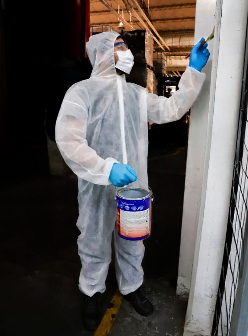 Mameluco Descartable Económico Respirable Blanco PP 30g Talle 2XL