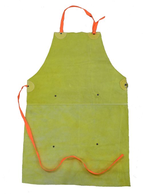 Delantal Cuero Descarne  Amarillo, Standard  Refuerzo  Radiológico (Goma Plomada)