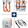 KIT COMPUESTO POR ARNES DPA00002, COLA DE AMARRE ANTICAIDAS DPA000103, ANTITRAUMA Y BOLSO PARA TRANSPORTE