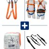 KIT COMPUESTO POR ARNES DPA00003, COLA DE AMARRE DPA000104, ANTITRAUMA Y BOLSO PARA TRANSPORTE