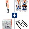 KIT COMPUESTO POR ARNES DPA00005, COLA DE AMARRE ANTICAIDAS DPA000102, ANTITRAUMA Y BOLSO PARA TRANSPORTE