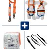 KIT COMPUESTO POR ARNES DPA00002, COLA DE AMARRE ANTICAIDAS DPA000101, ANTITRAUMA Y BOLSO PARA TRANSPORTE