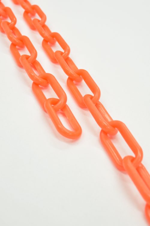 Cadena de PE 6 mm Naranja Flúo