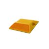 Tacha Reflectiva Amarilla ABS, 10*10*2 cm