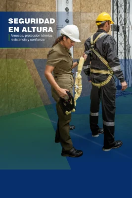 Laura yaya con nuestro nuevo arnes para seguridad en altura