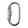 Mosquetón Twist Lock Acero Oval 23 kN Abertura 20 mm