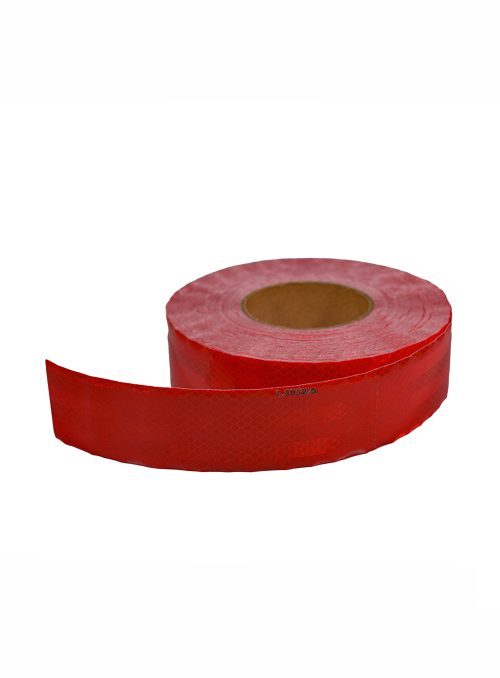 Cinta Reflectiva Vehicular Roja, Rollo de 7.5 cm x 45.7 m