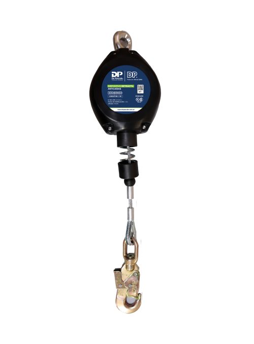 Equipo Retráctil Termoplástico con Cable de Acero Galvanizado 4.8 mm Largo 3 m Conector B Uso Vertical