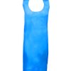 Delantal Impermeable PE 2.5g Azul, 40x20 cm x 100 unidades